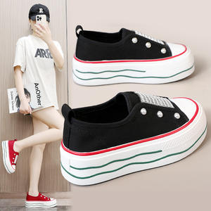 Mocasines de Mujer al por Mayor de Fábrica 2026, Estilo Simple, Impermeables, Transpirables, con Logotipo Personalizado, Suela Blanca, Otoño-Verano - Product Image 1