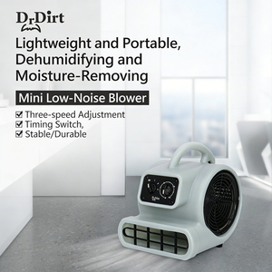 Portable Compact Small Janitorial Floor Blower Fan Carpet Dryer Cooling Ventilation Air Mover with Timer Carpet Drying <b>Machine</b> - Product Image 2