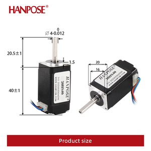 Шаговый двигатель Hanpose 40 мм Серебристый 0,8a 20HS40 0,03 Н. М 4,8 В, шаговый двигатель для 3D-принтера, аксессуары, шаговый двигатель nema 8 mini - Product Image 6