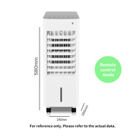 Climatiseur portable mini Airwens 3 en 1 avec télécommande, système de refroidissement d'été économe en énergie et purificateur d'air pour pièce
