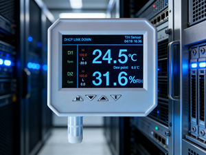 Sensore di Monitoraggio Temperatura e Umidità, Sensore ad Alta Precisione, Prodotto in Cina, Connessione Ethernet, Avvisi SMS RJ45 - Product Image 1