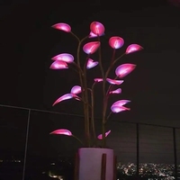 Lampe LED pour plantes d'intérieur, décoration intérieure, lumière de nuit programmable DIY, lampe en forme de plante à couleur changeante USB pour la décoration de la maison, lumières pour bonsaï