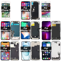 Écran LCD tactile d'origine pour iPhone X XR XS Max 11 12 13 14 15 16 Pro Max, pièces de rechange OEM, 6,7 pouces TFT Pantallas