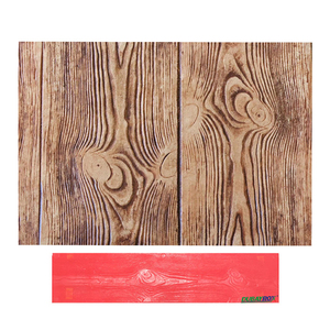 Moules à béton en caoutchouc pour estampage de béton à effet bois - Product Image 1