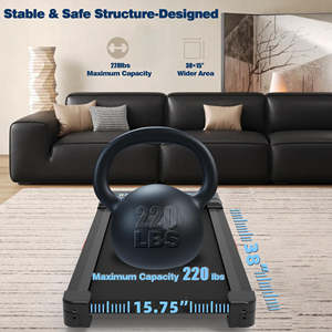 핫 세일 홈 체육관 휘트니스 무산소 운동 책상 아래 전기 미니 디딜 방아 접이식 워킹 패드 - Product Image 3