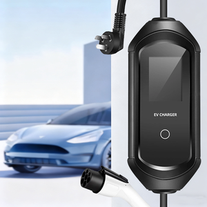 Cargador Portátil para Vehículos Eléctricos <span class=keywords><strong>de</strong></span> 16A con Doble Relé, Suministro <span class=keywords><strong>de</strong></span> Fábrica, Estación <span class=keywords><strong>de</strong></span> <span class=keywords><strong>Carga</strong></span> Portátil para Vehículos Eléctricos Tipo 2 <span class=keywords><strong>de</strong></span> 7KW, Cable con Certificación CE y UKCA - Product Image 1