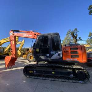 Mini-excavatrice d'occasion Hitachi 12 tonnes zaxis120 Moteur ISUZU Godet 0,52m3 Bon état Prix bas ZX120 Mini-pelle à vendre - Product Image 3