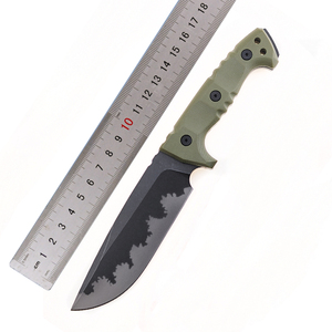 Tùy Biến Thép Không Gỉ Ngoài Trời Bushcraft Dao Lớn Chiến Thuật Săn Bắn Dao Lưỡi Cố Định Với Vành Đai Clip - Product Image 6