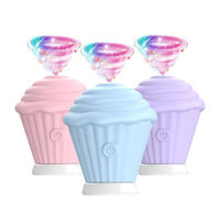 Vibrateur OEM en silicone pour stimulation clitoridienne, jouet sexuel féminin, stimulateur de mamelons et point G, ventouse clitoridienne, vibrateur en forme de crème glacée ou d'œuf pour femme