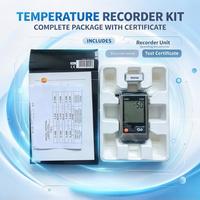 Perekam Data Suhu Termokopel Testo 176 T3 T4 4 Kanal dengan Tipe K T J untuk Penyimpanan Farmasi Rantai Dingin