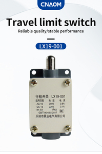 High Quality Silver Contact Point Aluminum Alloy Shell 1 <strong>Normally</strong> <strong>Open</strong>+1 <strong>Normally</strong> Close LX19-001 <strong>Limit</strong> <strong>Switch</strong> - Product Image 2