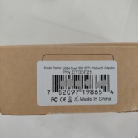 DTB3F21 USB4 썬더볼트 듀얼 10G SFP+ 광섬유 네트워크 어댑터