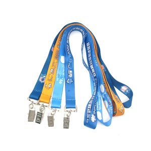 Tùy chỉnh in phù hiệu dây buộc cho các sự kiện Keychain cổ công cụ miễn phí Mẫu <span class=keywords><strong>Polyester</strong></span> Dây Đeo Dây buộc - Product Image 2