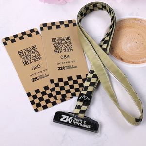 Individuell Besticktes Schlüsselband mit QR-Code Event-Karte Nummerierte VIP-Auszeichnung - Product Image 4