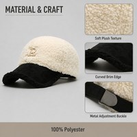 Casquette de baseball unisexe en velours épais coupe-vent thermique pour la course en plein air, le camping et les sports d'hiver – Vente en gros ODM
