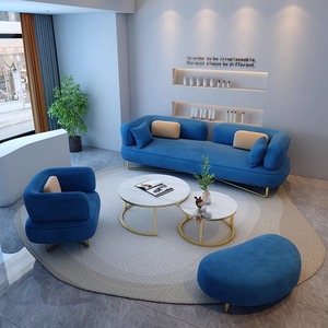 Salone di bellezza <span class=keywords><strong>divano</strong></span> negozio con riunione ospiti luce Hotel di lusso per discutere <span class=keywords><strong>divano</strong></span> ad arco donna abbigliamento negozio di riposo Area Reception - Product Image 1