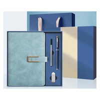 Carnet en cuir souple avec boucle en U PQ, coffret cadeau, carnet d'affaires en cuir personnalisé, carnets personnalisables, tissu écologique