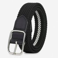Cinturón de Lona Personalizado al por Mayor para Hombre, Informal, con Logotipo Colorido Impreso, con Hebilla de Aleación