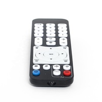 Télécommande universelle noire DT-034 pour décodeur, télécommande TV personnalisée avec design et couleur sur mesure