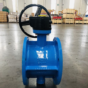 Vanne papillon excentrique à joint étanche rigide en fonte ductile manuelle JHY avec garantie de 5 ans, DN50-DN2000 - Product Image 2