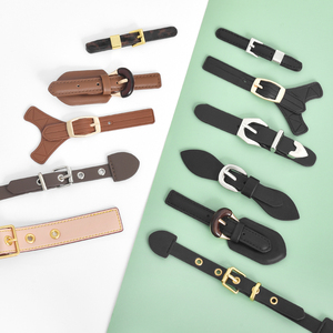 Tùy Chỉnh Áo Khoác Áo Khoác Giả Da Khóa Áo Len Móc Nút Phụ Kiện Da Vòng Khóa Kim Loại Da Khóa - Product Image 1