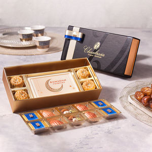 Diseño personalizado de Ramadán Kareem caja de regalo mes sagrado cultura árabe fechas embalaje caja de papel para nueces chocolate dulces - Product Image 2