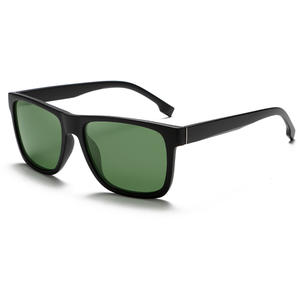 Nouvelles lunettes de soleil pour femmes TR90 K005, monture noire, verres TAC verts, protection UV400, type 3, lunettes de soleil de style sportif tendance - Product Image 1