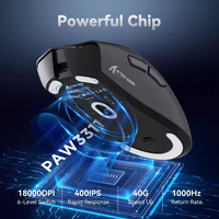 Souris de jeu sans fil Attack Shark R1 18K DPI PAW3311 capteur optique ultraléger 3 modèles
