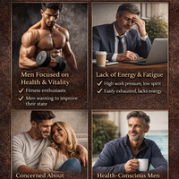 Poudre de café aux herbes pour la vitalité masculine adulte : Mélange de Maca, Panax Ginseng, Cordyceps et Ashwagandha – Soutien naturel à l'énergie et à la résistance