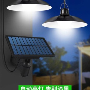 Luz de pared LED <span class=keywords><strong>solar</strong></span> para exteriores con clasificación <span class=keywords><strong>IP65</strong></span> moderna, diseño de 2 cabezales, Control remoto impermeable, Sensor de movimiento PIR para patio de jardín - Product Image 3