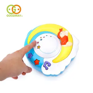 8 channels music baby mini portable moon star light projector toy for hang on bed