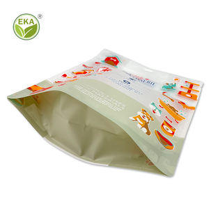 Custom Matte Finishing Wieder versch ließbarer Reiß verschluss Steh beutel Tiernahrung Verpackung Taschen - Product Image 6