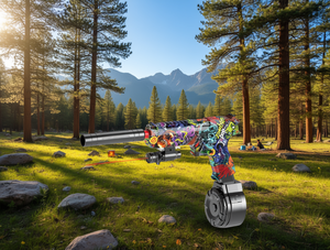 Pistola de Gel Desert Eagle con Cañón de 120 mm, Mira Infrarroja, Juguete para Niños de 8 a 13 Años, Diseño de Ciencia Ficción de Plástico - Product Image 2