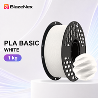 Filament PLA Basique pour Impression Fiable et Prototypage Rapide, Blanc 1,75 mm 1 kg, Bobinage Propre, Fabrication de Modèles, Imprimante 3D FDM, Faible Odeur Bambu