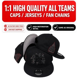 Cappellino da Baseball Snapback da Uomo di Alta Qualità, Nuovo, alla Moda, Ricamato, Stile Hip Hop NY, a 6 Pannelli, per Esterni - Product Image 1