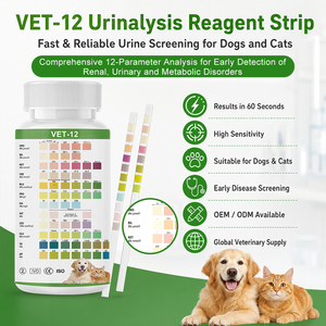 Offre Spéciale : Bandelettes Réactives VET-14 pour l'<span class=keywords><strong>Analyse</strong></span> <span class=keywords><strong>Urinaire</strong></span> – Tests d'<span class=keywords><strong>Analyse</strong></span> d'Urine pour Chiens et Chats – Bandelettes de Diagnostic - Product Image 6
