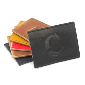 Custom Leather <b>Labels</b> Embossed Circular Logo Rectangle Shape For Garment Use Eco-Friendly Heat Cut Edge - Product Image 3