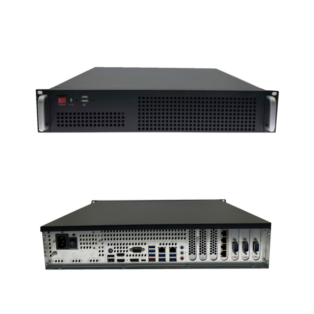 2U Wall Mount Embedded Industrial All-in-One Mini PC Server Windows 10/11 Linux for Automation Equipment Products in Stock