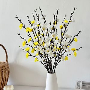 Oferta Transfronteriza: Flor Artificial de <span class=keywords><strong>Chimonanthus</strong></span> Blanca, Realista, Hecha a Mano, de 55 cm, para Decoración del Hogar Chino - Product Image 3
