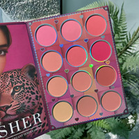 Palette de fards à paupières transfrontalière Beauty Beast Book 71 couleurs, fard à paupières waterproof, illuminateur, contour, blush, rouge à lèvres tout-en-un