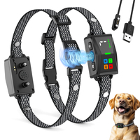 Neues Design 6-Modus Ultraschall-Hundehalsband mit Vibrations- und Elektroschock-Funktion gegen Bellen >20 Stunden Laufzeit