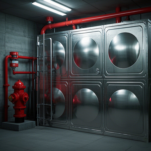 Personalizado de gran tamaño de alta presión 220V Panel de acero inoxidable SS304 Tanque de almacenamiento de metal Fabricantes Tanque de agua de alta calidad - Product Image 3