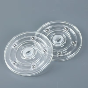 XY-L1S2 rõ ràng 2-inch hot-bán 52 Mét Acrylic Turntable hộp lưu trữ, thông tư nhựa xoay đĩa hiển thị đứng - Product Image 5