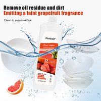 Détergent liquide vaisselle au pamplemousse OEM/ODM pour usage quotidien, élimine facilement la graisse