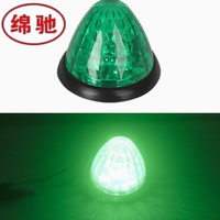 Luz de Marcador Lateral LED DEBA Amber de 3 Pulgadas y 16 LED con Bisel Cromado, Tipo Bala/Sandía, 12V/24V, 3000 Lúmenes para Camión y Remolque, Venta al por Mayor
