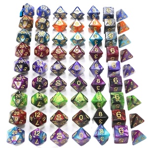Bộ Xúc Xắc Bán Chạy Bộ Xúc Xắc Nhựa Acrylic Giá Rẻ Chất Lượng Tốt Bộ Xúc Xắc Dnd Mới Màu Trơn - Product Image 6