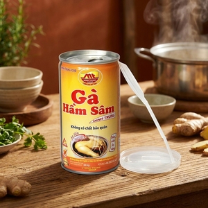 ข้าวต้มไก่กระป๋องผสมโสมพร้อมรับประทาน อาหารเพื่อสุขภาพสำหรับการซื้อจำนวนมาก - Product Image 6