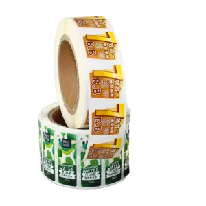 <strong>Custom</strong> Printed Adhesive <strong>Label</strong> Packing <strong>Sticker</strong> <strong>Printing</strong> <strong>Labels</strong> Bottle <strong>Sticker</strong> Roll for Cosmetic - Product Image 1