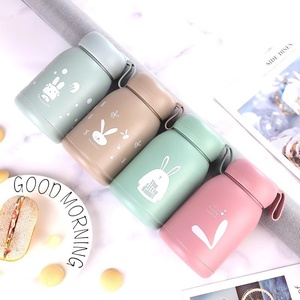 Coniglio carino creativo Logo-Design doppio vetro bottiglia di <span class=keywords><strong>acqua</strong></span> Anti-scottatura ufficio casa attività bicchieri per bere - Product Image 3