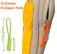 Fermeture à glissière extracteur fin ajustement corde étiquette pince de remplacement boucle cassée fixateur cordon Zip onglet sac de voyage valise tente